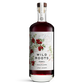 Bottle of Wild Roots Cranberry vodka on a white background